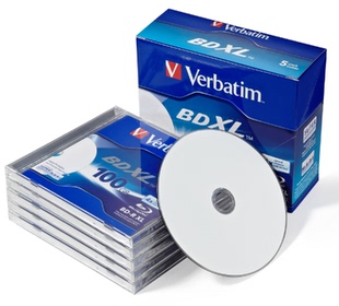 威宝Verbatim 100g 蓝光刻录盘 单片盒装 可打印光盘