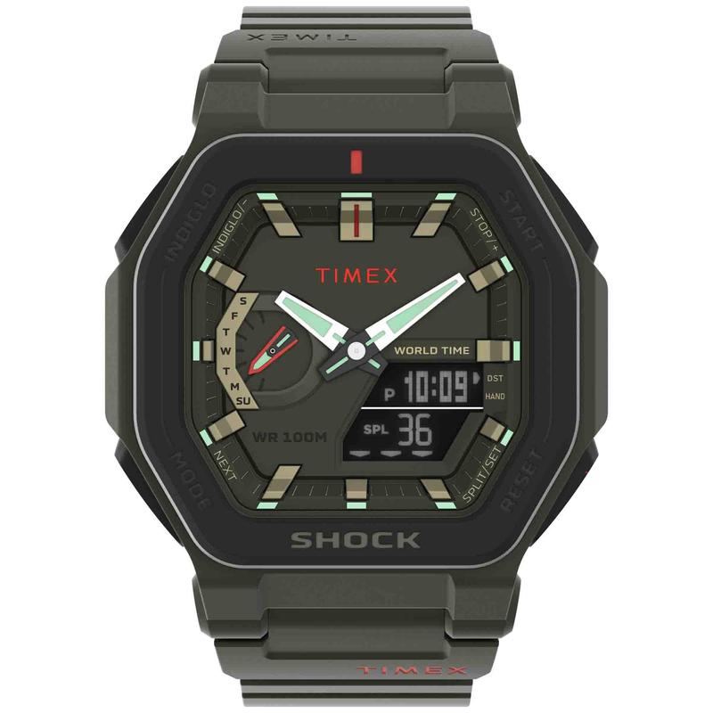 正品 代购 TIMEX天美时专柜流行欧美腕表黑色硅胶表带男士 运动手表