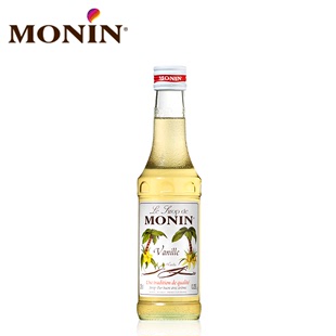 莫林 MONIN 香草风味糖浆玻璃瓶装 250ml奶茶原料调酒调味糖浆咖