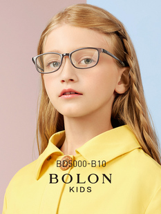 BOLON暴龙儿童防蓝光眼镜男女童手机平光护目眼镜BD5000
