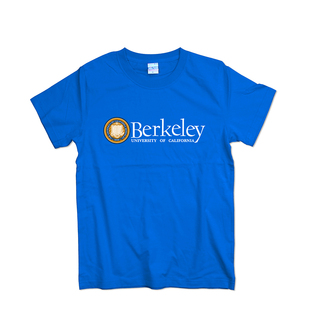 Berkeley学生校服纯棉潮 加州大学伯克利T恤学院派UC 男士 夏季 短袖