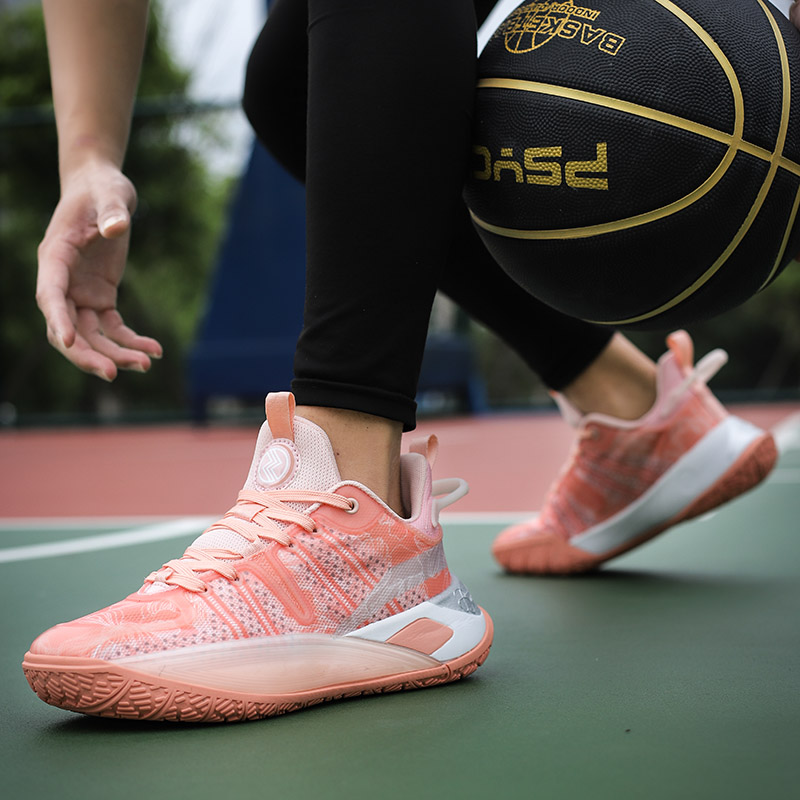 CJ2篮球鞋 男女实战减震粉色情人节迈克勒姆二代体育生专业比赛用