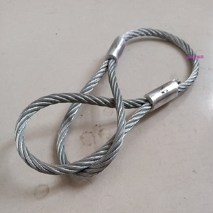 8毫米镀锌钢丝吊绳索具无油细绳吊装 钢丝绳索设备应急搬运移挪绳
