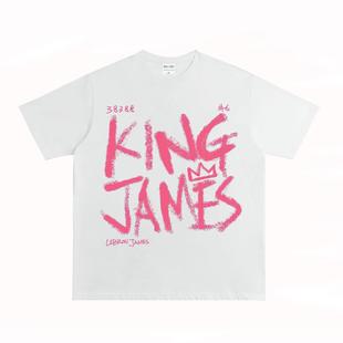 Tt恤 街头圆领篮球训练宽松长短袖 签名版 詹姆斯得分记录纪念款 美式