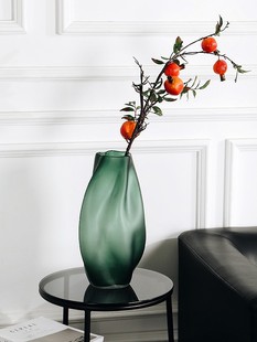 轻奢高端大花瓶落地摆件客厅插花创意现代简约电视柜餐桌玻璃花器