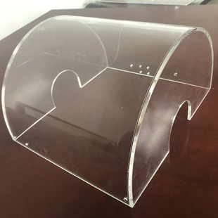透明亚克力板弧形罩热弯防尘罩定制曲面彩色加厚机玻璃加工定制