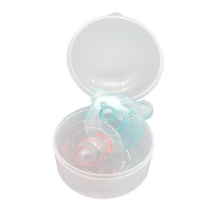 pp盒奶嘴盒宽口牙刷防尘塑料盒子指套收纳奶嘴便携式 安抚婴儿盒