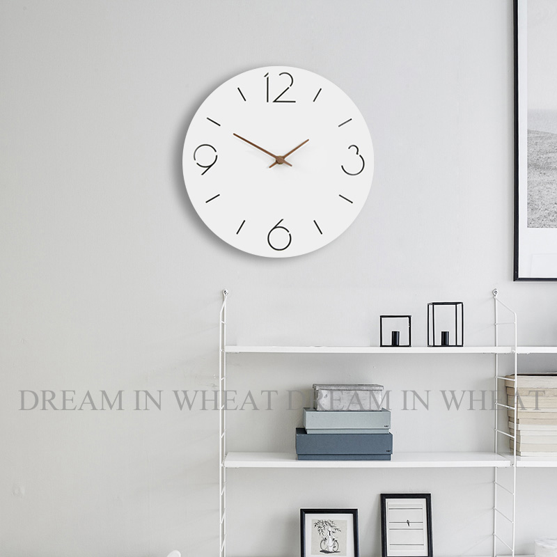 简约现代挂表北欧时尚 时钟表大号 创意挂钟客厅石英艺术静音个性
