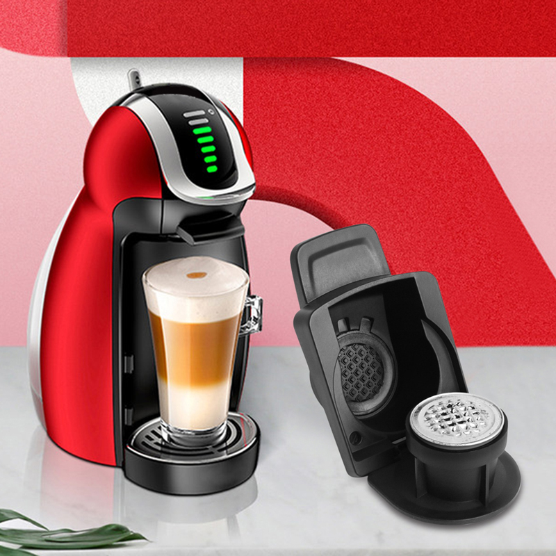 兼容EDG466小企鹅胶囊咖啡机转换托多趣酷思买错胶囊大转小多口味