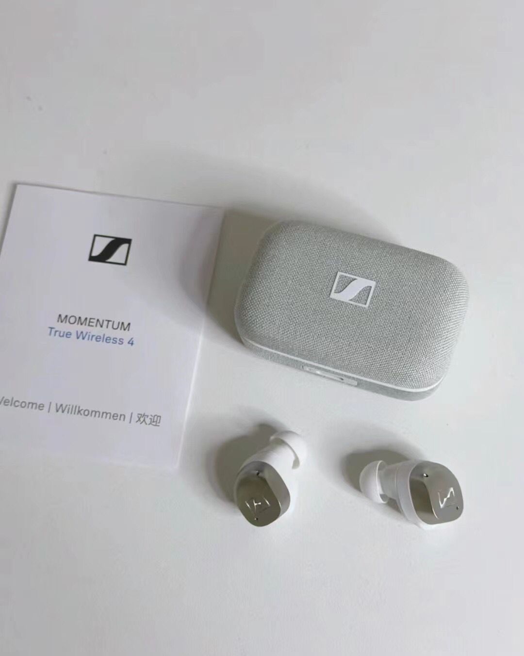 降噪 4蓝牙耳机入耳式 True 森海塞尔真无线四代MOMENTUM Wireless