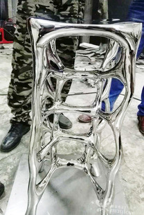 304不锈钢电镀钛金简约凳子椅子休闲椅高档五金家居制品定制生产
