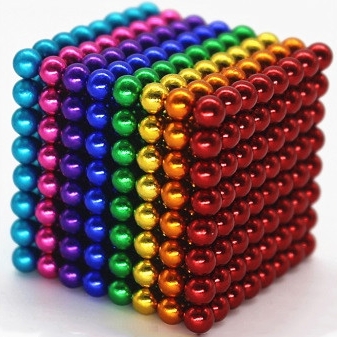 巴克球5mm1000颗磁力球吸铁石25MM圆形强磁铁魔力磁铁球积木玩具