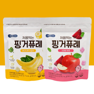 韩国进口bebecook益生菌溶豆宝宝婴幼儿优格零食水果蔬菜溶溶豆