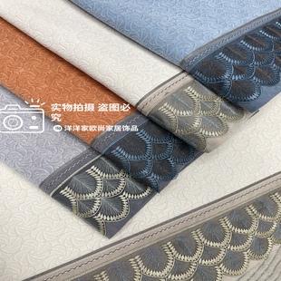 劳拉芬迪2024新款 雪尼尔防滑沙发垫简约中式 风坐垫 123组合沙发巾