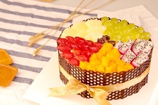 生日蛋糕湘潭罗莎蛋糕店铺同城速递湘潭鲜花蛋糕都有可以一起配送