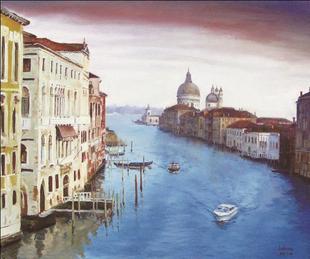威尼斯风景画 俄罗斯风景画 纯手绘油画 风景油画 非喷绘油画