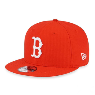 New Era纽亦华 MLB系列 波士顿红袜队泡泡纱透气棒球帽休闲遮阳潮