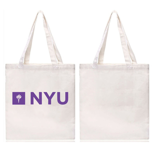NYU纽约大学纪念品New York University购物袋帆布包环保袋拉链款
