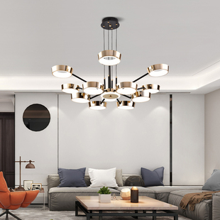 北欧客厅吊灯简约现代家用大气餐厅卧室灯创意个性 灯具 2022新款