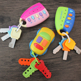 儿童车钥匙玩具仿真宝宝塑料婴儿益智汽车开锁早教过家家玩具
