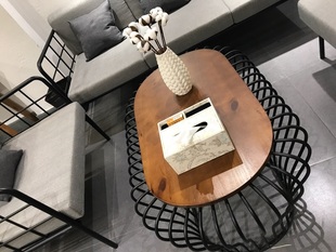 店创意沙发凳个性 复古布艺长方形靠背商场双人休息铁艺小沙发 服装