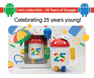正品 潮流玩具谷歌安卓机器人珍藏限量特别版 25周年