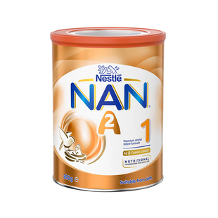 Nestle雀巢能恩A2婴幼儿奶粉1段0 6个月800g 罐 24.4
