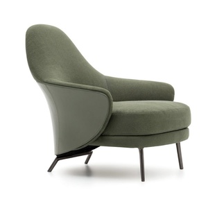 沙发背阳台绿设计师商用客厅北欧单人现代简约高轻奢X休闲懒人椅