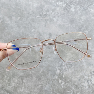 新款 新品 金属细边眼镜架网红韩版 潮男女眼镜框复古近视眼镜防辐射