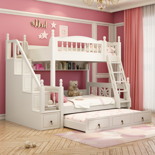 儿童上下床步梯柜32cm双层床衣柜抽屉式 储物梯柜子小号单卖