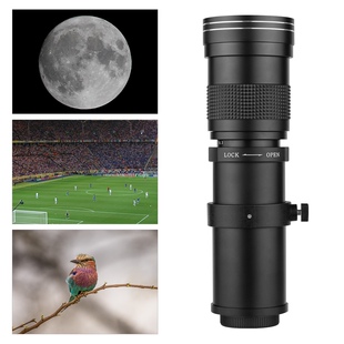 800mm F8.3手动镜长焦变焦望远单反微单探月拍鸟全画幅镜头 420