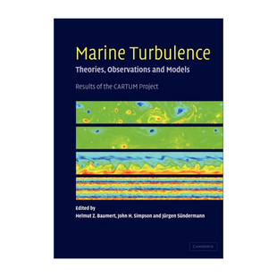 Turbulence 进口英语原版 Baumert 观察和模型 理论 Marine Helmut 英文版 书籍 英文原版 海洋湍流