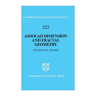 Dimension 进口英语原版 精装 Geometry Fractal Assouad 剑桥数学丛书系列 Assouad维数和分形几何 英文版 书籍 英文原版 and