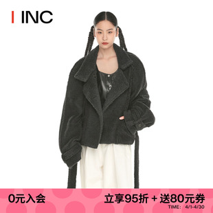 上衣女 23AW立领羊毛夹克外套短款 ETHOR设计师品牌 IINC