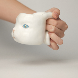 银河磁场 兔兔杯手工陶瓷咖啡杯