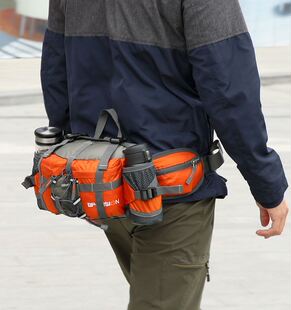 新款 户外腰包多功能旅行装 备男女款 登山运动旅游水壶骑行背包防水