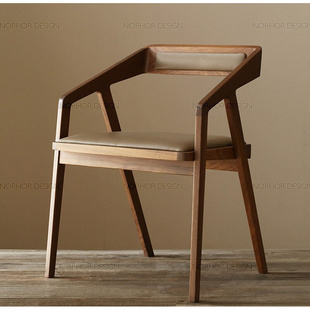 美式 铁艺实木餐椅总统椅咖啡椅办公椅复古电脑椅沙发椅单人椅子