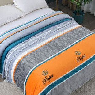 冬季 珊瑚毛毯法兰绒毯子铺床床单人午睡空调学生宿舍加厚沙发盖毯
