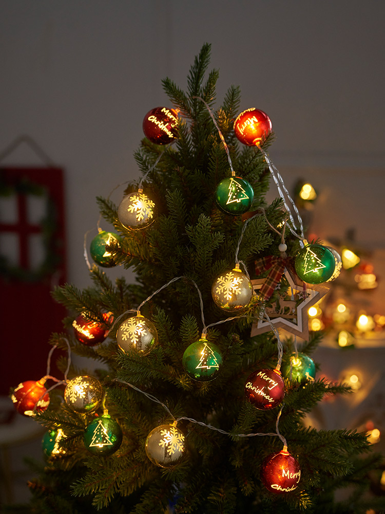饰灯圣诞氛围灯发光创意装 扮彩灯星星灯串生日场景布置挂饰 LED装