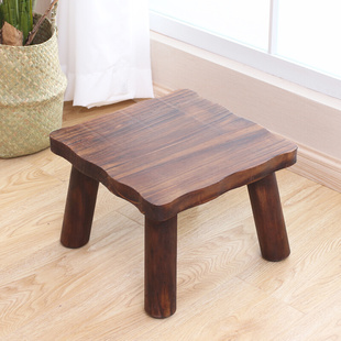 实木换鞋 凳矮凳小凳子时尚 创意木板凳家用穿鞋 凳木脚凳客厅沙发凳