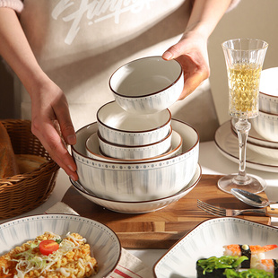碗碟餐具套装 碗盘家用现代简约2023新款 盘子碗具碗筷套装 组合