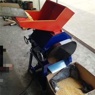 豆类麦类挤扁机破瓣均匀粮食破碎机对辊式 挤扁机