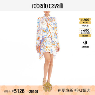 多色休闲连衣裙Roberto Cavalli RC女士连衣裙