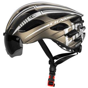 新款 骑行头盔超轻透气四季 通用男女自行车山地车电动车骑行装 备带