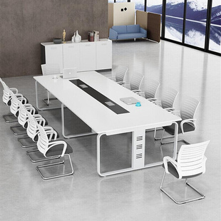 长桌人办公桌8会议6桌椅思芙美办公会议桌现 大简约家具小型组合