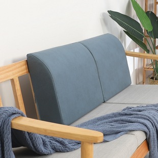 沙发靠背垫长方形客厅硬厚海绵沙发腰靠大号床头可拆洗大靠枕