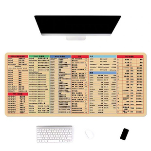 网吧ps快捷方式 写字台键盘垫电子表格快捷键鼠标垫网红电脑垫ppt