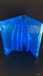 蓝光盒10片装 碟芯扣 dvd 盒塑料盒