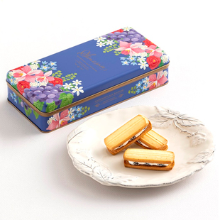 现货日本神户风月堂三明治奶油提子朗姆酒夹心饼干进口零食情人节
