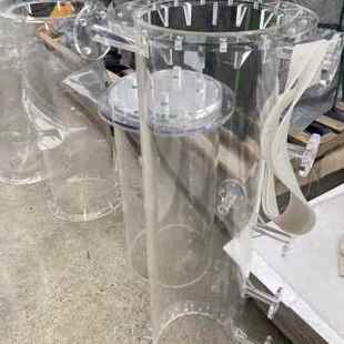 透明亚克力棒鱼缸空心品新款 水桶p品mm法兰圆筒a爆厂促有机玻璃管